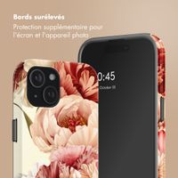 Selencia Coque arrière Vivid Apple iPhone 15 - Vintage Peony