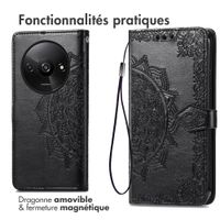 imoshion Etui de télephone Mandala Xiaomi Redmi A3 - Noir
