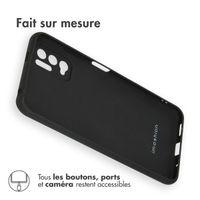 imoshion Coque Couleur Xiaomi Redmi Note 10 (5G) - Noir