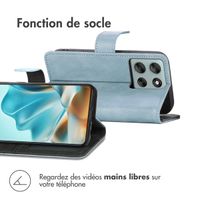 imoshion Étui de télephone portefeuille Motorola Moto G86 Power - Bleu clair