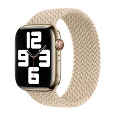 Apple Bracelet Solo tressé Apple Watch | 38/40/41/42 mm - Taille 6 - Beige