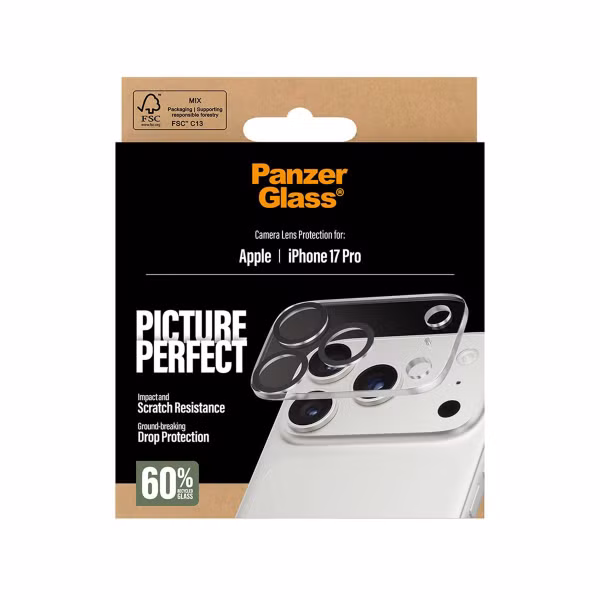 PanzerGlass PicturePerfect Protection d'objectif de caméra Apple iPhone 17 Pro