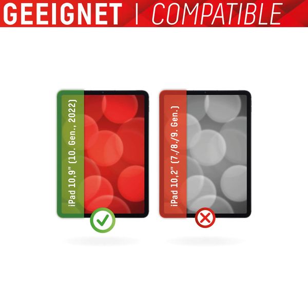 Displex Protection d'écran en verre trempé Apple iPad 11 (2025) 11 pouces A16 / iPad 10 (2022) 10.9 pouces