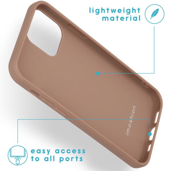 imoshion Coque Couleur iPhone 12 (Pro) - Taupe