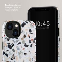 Selencia Coque arrière Vivid Apple iPhone 13 - Chic Terazzo