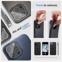 Spigen GLAStR EZ Fit Optik Protection d'objectif de caméra (pack de 2) Apple iPhone 14 Pro / 14 Pro Max - Crystal Clear