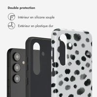 Selencia Coque arrière Vivid Tough Samsung Galaxy S24  - Trendy Leopard