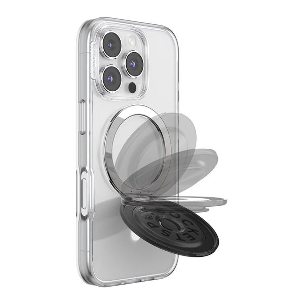 PopSockets PopGrip MagSafe Kick-Out & Stand - Radial Black