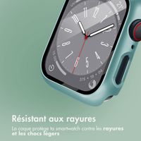 imoshion Coque rigide à couverture complète Apple Watch Series 7 / 8 / 9 - 45 mm - Vert foncé