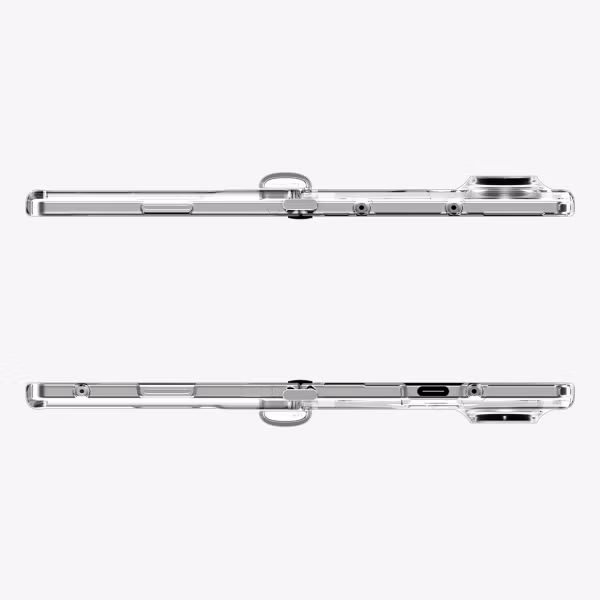 Spigen Coque Ultra Hybrid Pro MagFit Samsung Galaxy Z Fold 7 - Clear / White