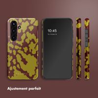 Selencia Coque arrière Vivid avec MagSafe Samsung Galaxy S25 - Moo'd Olive Dust