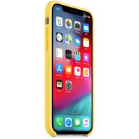 Apple Coque en silicone Apple iPhone Xs / X - Canary Yellow