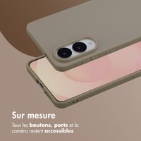 imoshion Coque Couleur Samsung Galaxy S25 Edge - Marron