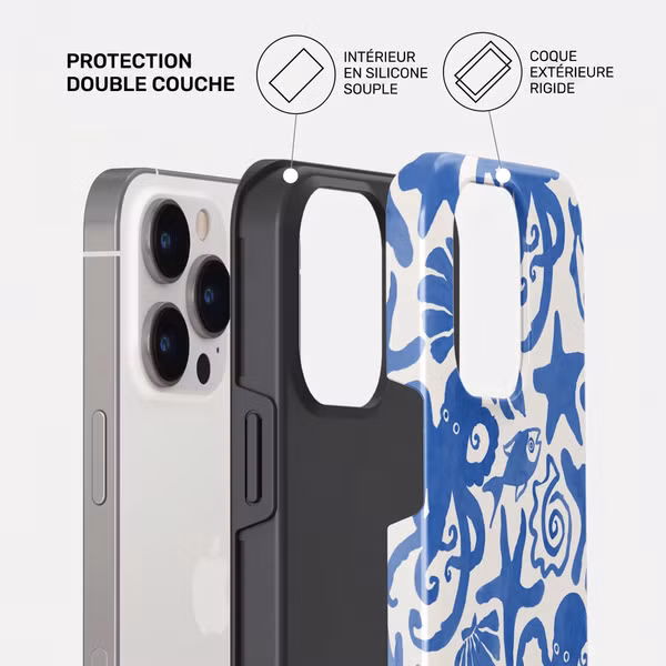 Burga Coque Tough MagSafe Apple iPhone 14 Pro - Nera