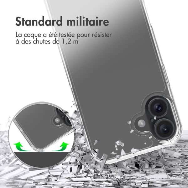 Accezz Coque Xtreme Impact Apple iPhone 16 Plus - Transparent