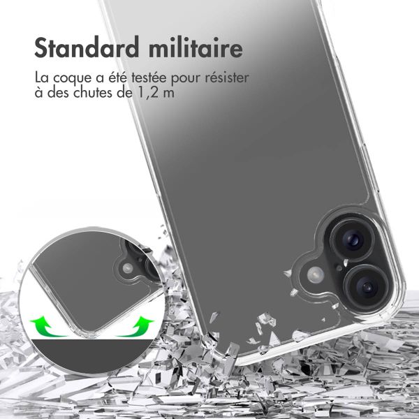 Accezz Coque Xtreme Impact iPhone 16 Plus - Transparent