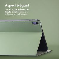 Accezz Coque tablette Classic Apple iPad 11 (2025) 11 pouces A16 / iPad 10 (2022) 10.9 pouces - Vert