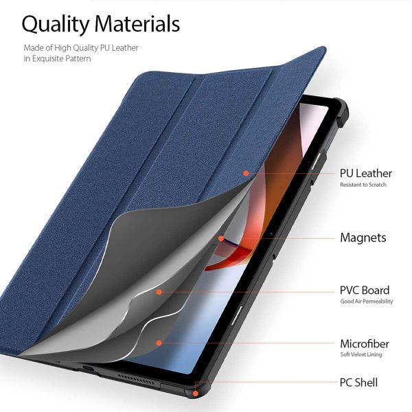 Dux Ducis Coque tablette Domo Xiaomi Redmi Pad - Bleu foncé