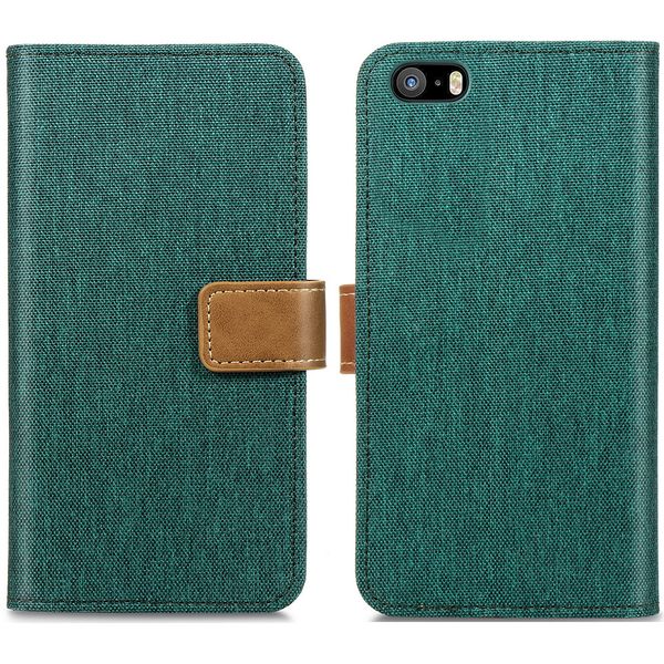 imoshion Étui de téléphone portefeuille Canvas Luxe iPhone SE / 5/5s