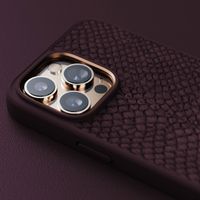 Njorð Collections Coque Salmon Leather MagSafe iPhone 14 - Rust