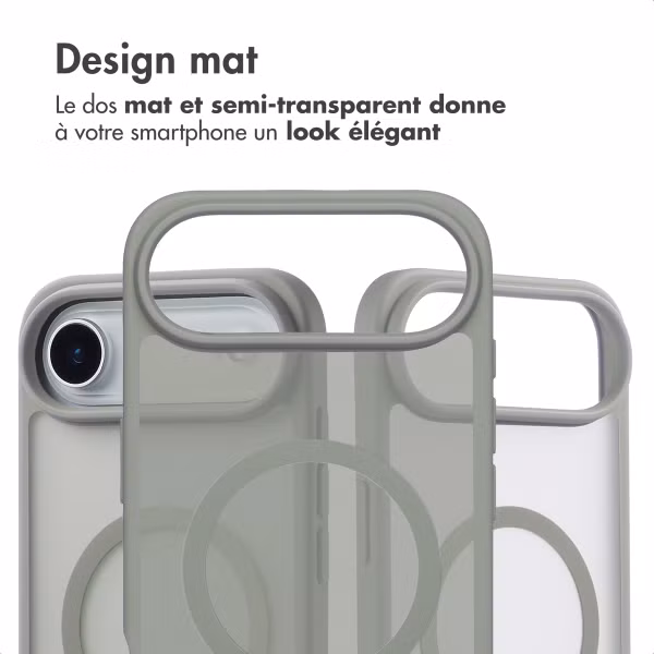 imoshion Coque Color Guard avec MagSafe Apple iPhone Air - Gris