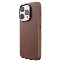 Woodcessories Coque Bio Leather MagSafe iPhone 15 Pro Max - Brun