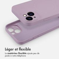 imoshion Coque Couleur avec MagSafe iPhone 14 - Violet