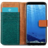 imoshion Étui de téléphone portefeuille Canvas Luxe Galaxy S8 - Vert