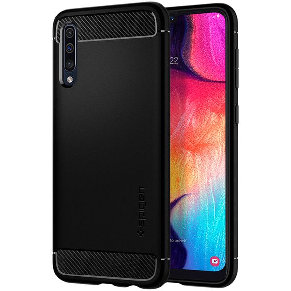 Spigen Coque Rugged Armor Samsung Galaxy A50 / A30s - Noir