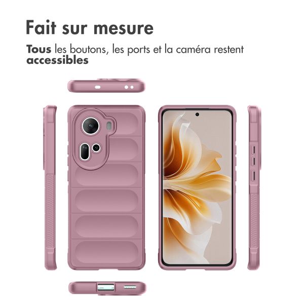 imoshion Coque arrière EasyGrip Oppo Reno 11 - Violet