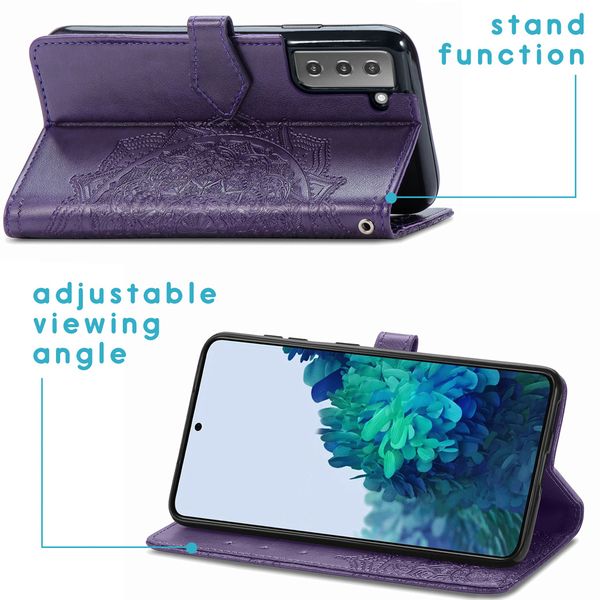 imoshion Etui de téléphone portefeuille Samsung Galaxy S21 - Violet