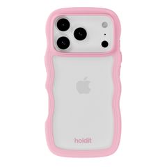 Holdit Coque Wavy Apple iPhone 17 Pro - Transparent / Pink