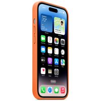 Apple Coque Leather MagSafe Apple iPhone 14 Pro - Orange