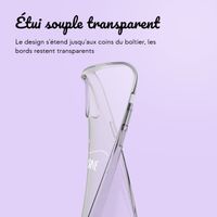 Coque personnalisée avec un cœur élégant iPhone 12 (Pro) - Transparent