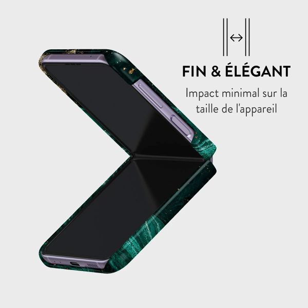 Burga Coque arrière Snap Samsung Galaxy Z Flip 4 - Emerald Pool