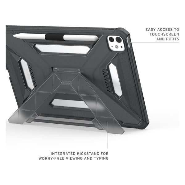 UAG Coque tablette Scout Apple iPad Pro 11 (2025) M5 / (2024) M4 - Ash