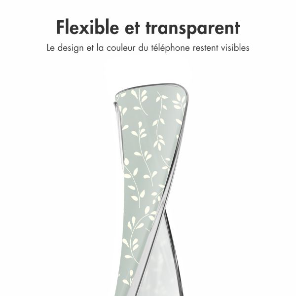 imoshion Coque Design Apple iPhone 17 - Smoke Green Flowers