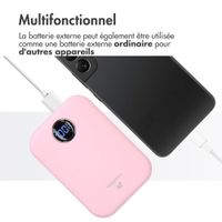 imoshion Batterie externe MagSafe 10.000 mAh - Batterie externe sans fil - Rose