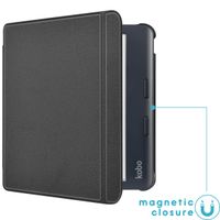 imoshion Étui de liseuse portefeuille Slim Hard Kobo Libra Colour - Noir