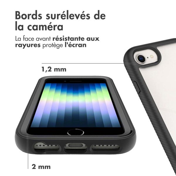 imoshion Coque 360° Full Protective Apple iPhone SE (2022 / 2020) / 8 / 7 / 6(s) - Noir