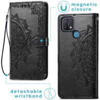 imoshion Etui de télephone Mandala Oppo A15 - Noir