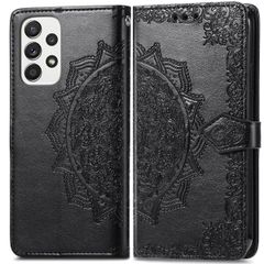 imoshion Etui de téléphone portefeuille Mandala Samsung Galaxy A33 - Noir