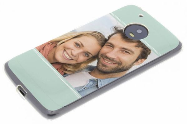 Concevez votre propre coque en gel Motorola Moto G5 - Transparent