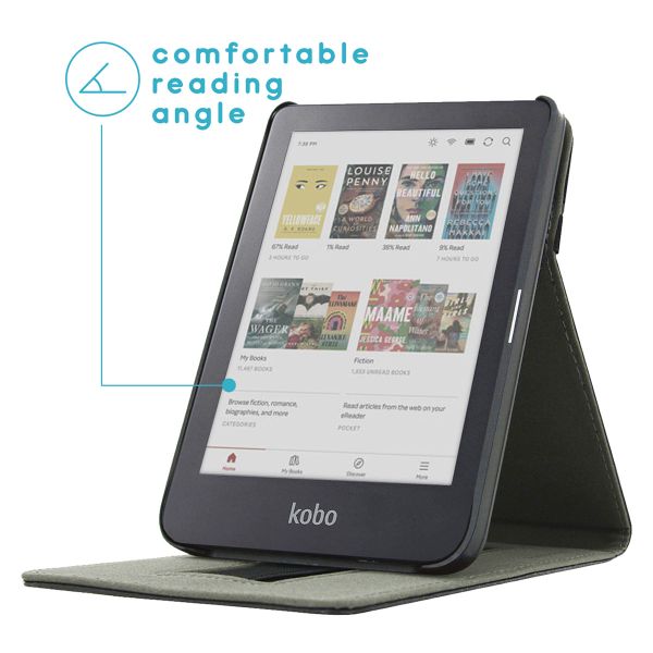 imoshion Étui á rabat Kobo Clara Colour / BW - Noir