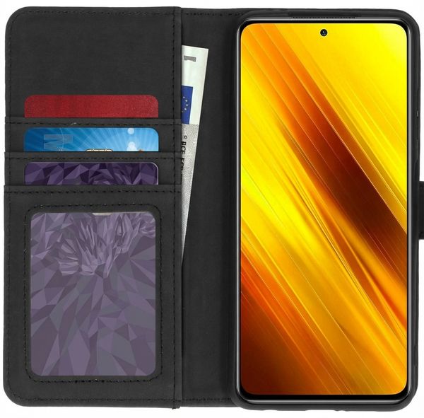imoshion Étui de télephone portefeuille de luxe Xiaomi Poco X3 (Pro) - Marron