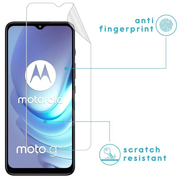 imoshion Protection d'écran Film 3 pack Motorola Moto G50