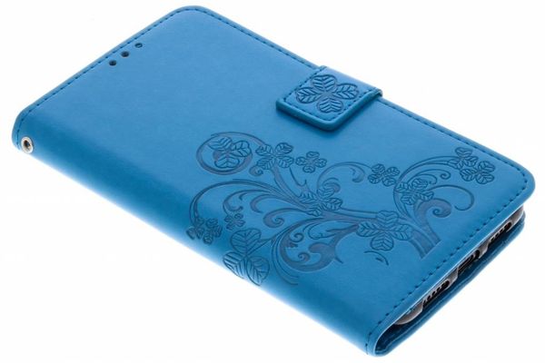 Etui de téléphone Fleurs de Trèfle Huawei 20 Pro - Turquoise