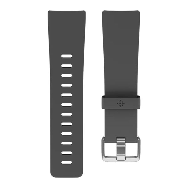Fitbit Bracelet Classic silicone Fitbit Versa / Versa 2 / Versa Lite - Taille S - Charcoal