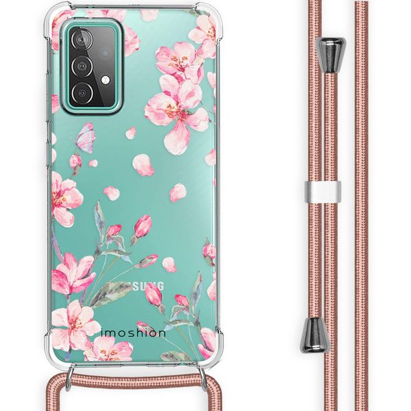 imoshion Coque Design avec cordon Samsung Galaxy A52(s) (5G/4G) - Blossom Watercolor