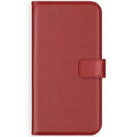 Selencia Étui portefeuille en cuir véritable Samsung Galaxy S21 Plus - Rouge